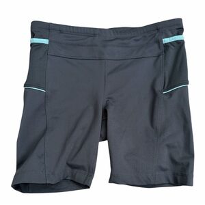 Athleta Gray Presto Athletic Bike Shorts